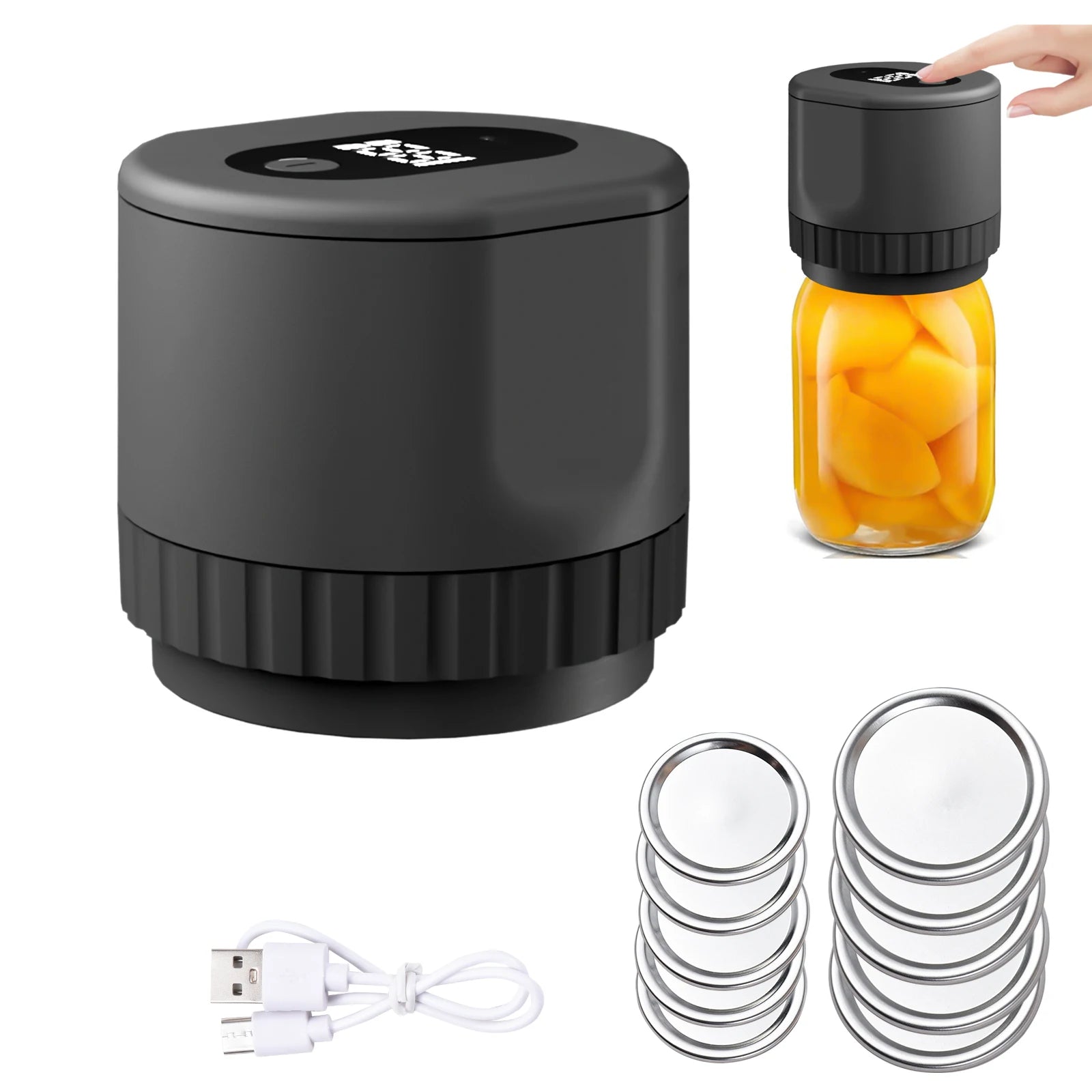 Electric Mason Jar Vacuum Sealer Kit - Lipatrend 