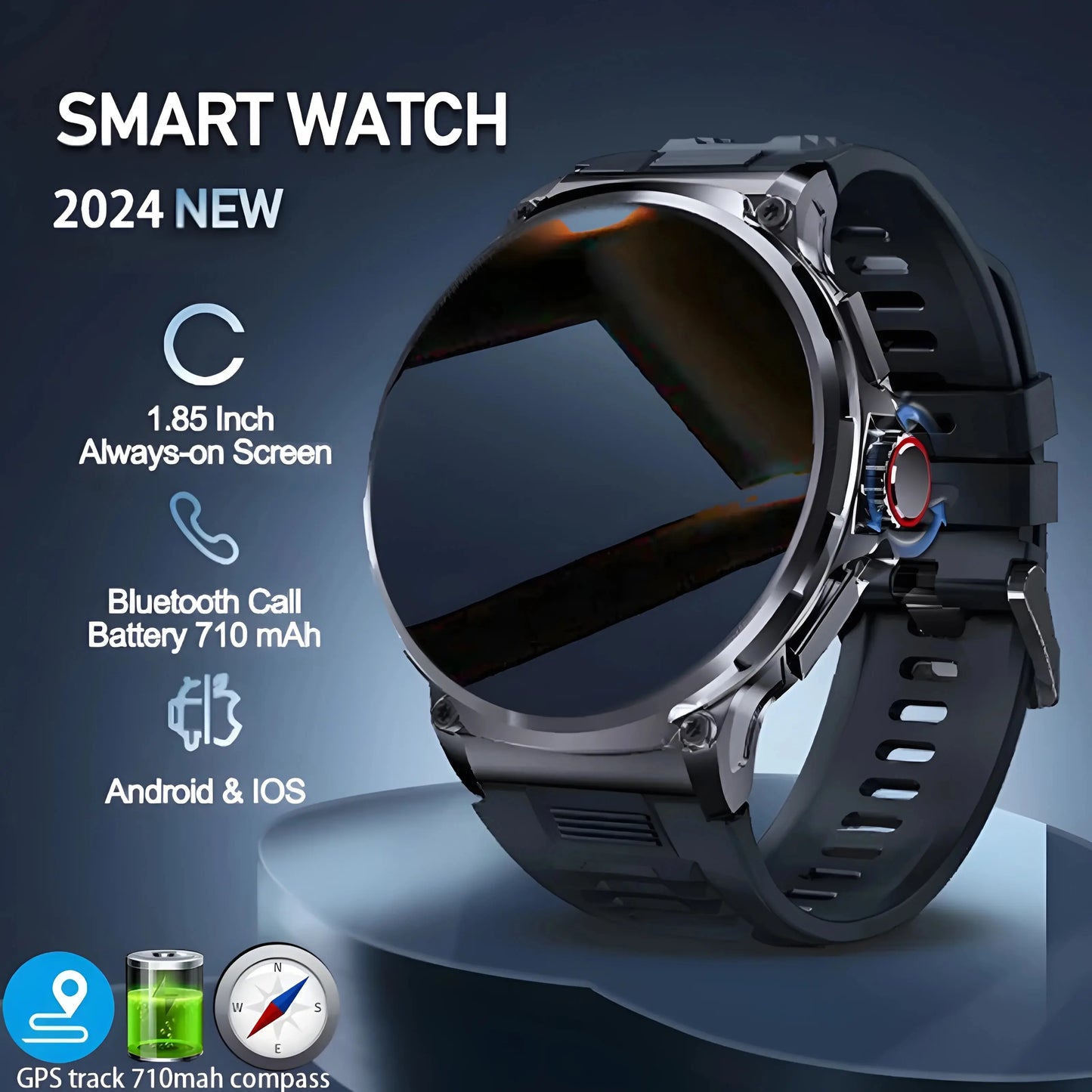 New 1.85-inch Ultra HD Smartwatch