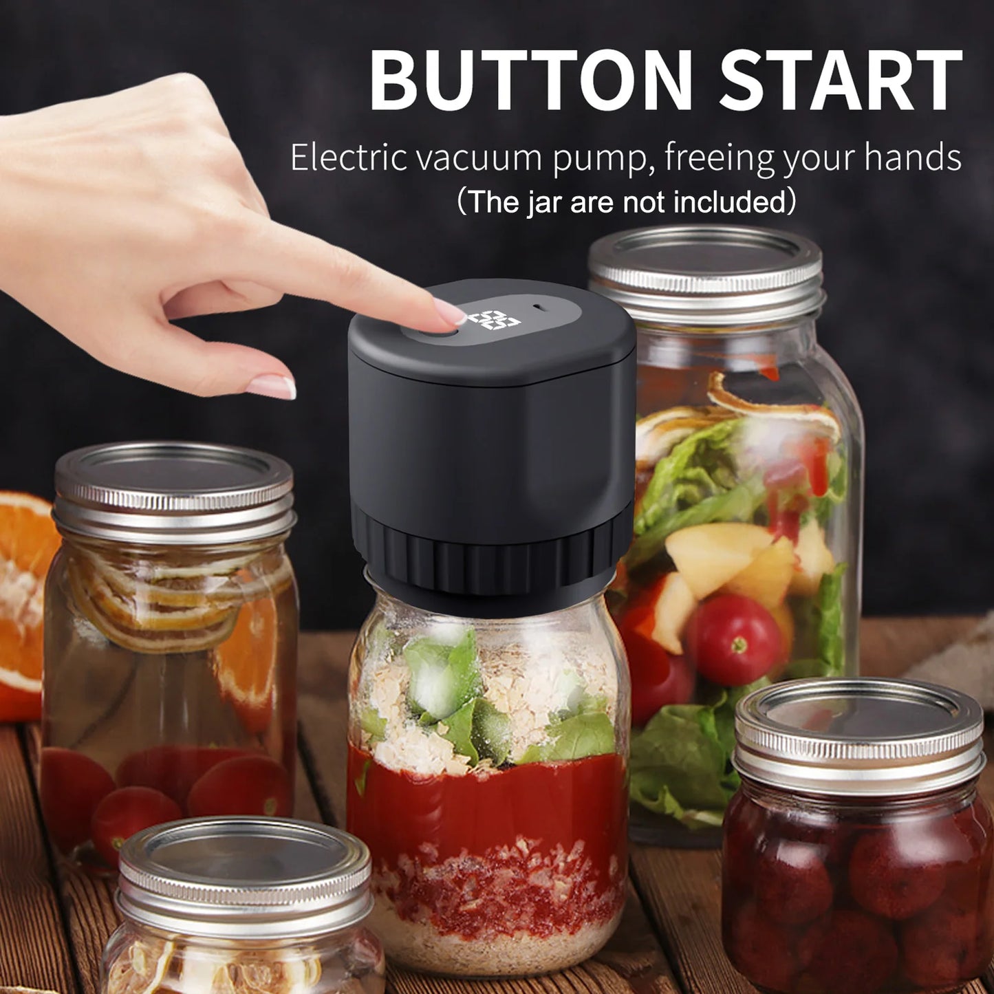 Electric Mason Jar Vacuum Sealer Kit - Lipatrend 